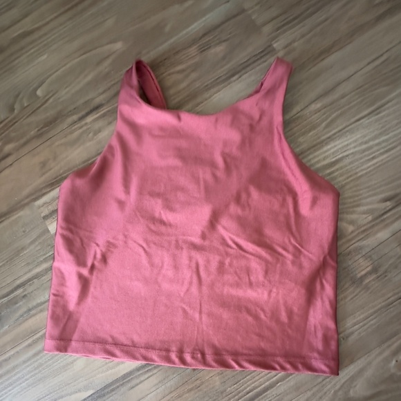 2pc ATHLETA Elation Ultra High Rise Legging XL + Purpose Crop Bra D-DD Red Sheen - Picture 5 of 8